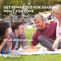 Shaklee Distributor Specials!